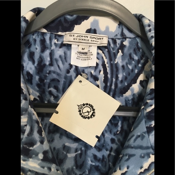 St John By Marie Gray Zip Up Front Jacket A1. - Picture 13 of 16